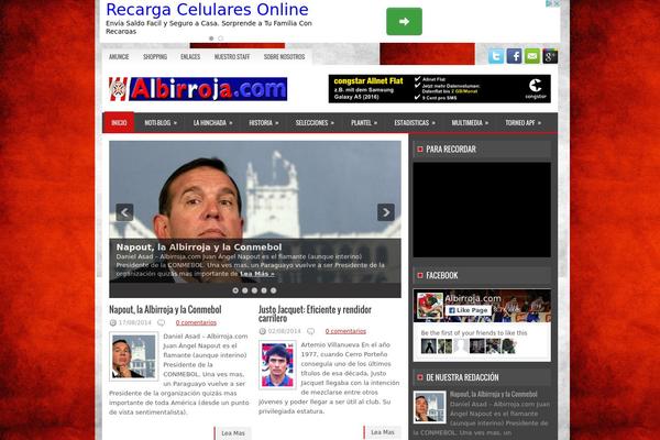 albirroja.com site used Newsplanet