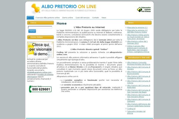 albopretorio-online.com site used Albopretoriowp
