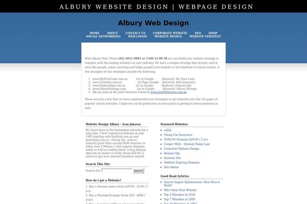 Notepad theme site design template sample