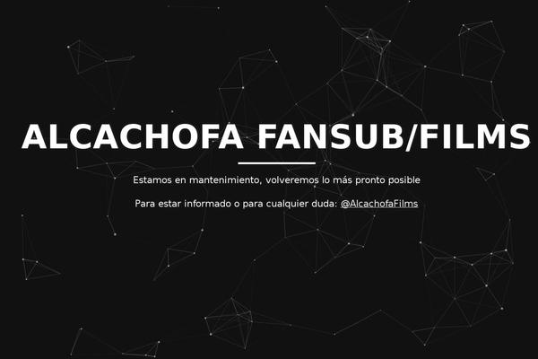 alcachofafilms.es site used Animepress