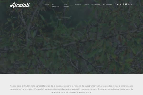 Story theme site design template sample