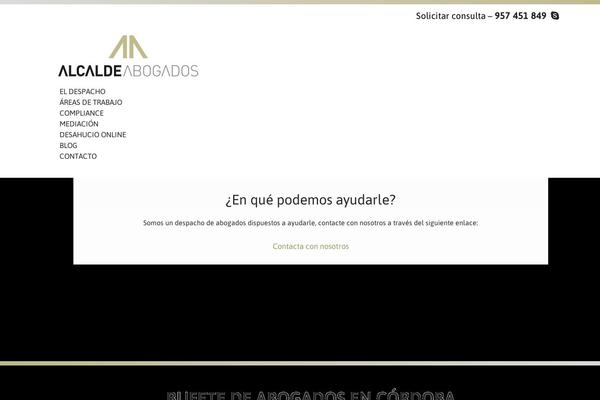 alcaldeabogados.es site used Mitema-child