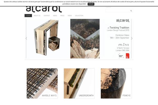 alcarol.com site used Architekttheme