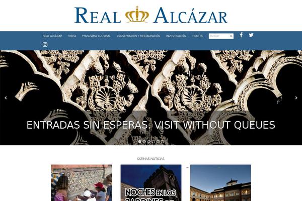 alcazarsevilla.org site used Real-alcazar