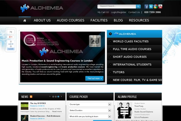 alchemea.com site used Alchemea