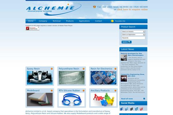 alchemie.com site used Alchemie