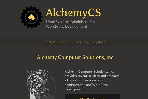Alchemists theme site design template sample