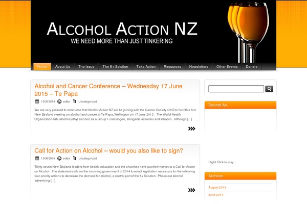 alcoholaction.co.nz site used Pp-orange-and-black