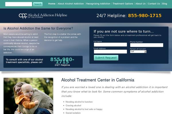 alcoholaddictionhelplineofcalifornia.com site used Aaoc