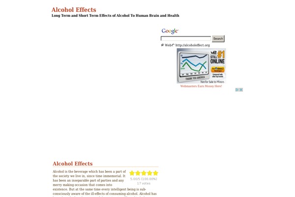 alcoholeffect.org site used Adformat