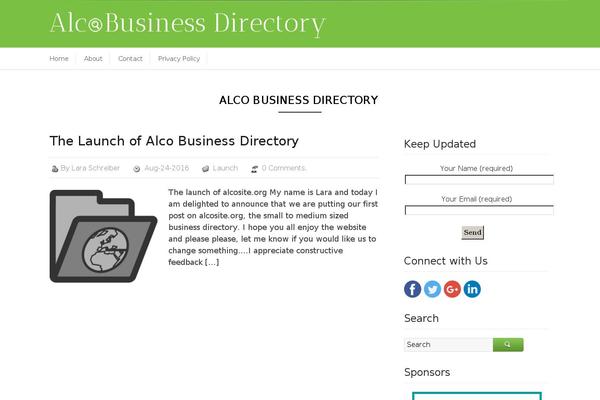 alcoosite.org site used Business Directory