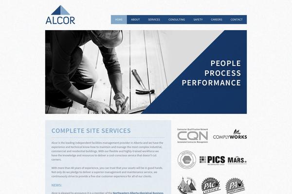 alcorfacilities.com site used Alcor