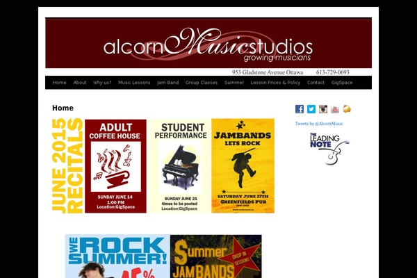 WordPress website example screenshot