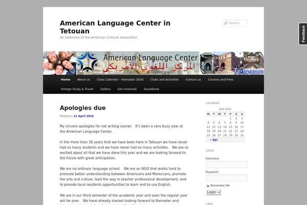 WordPress website example screenshot