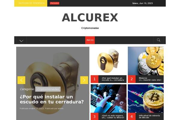 alcurex.com site used Royal-news