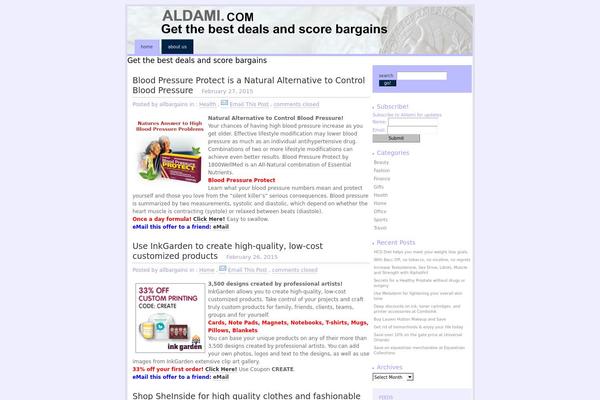 aldami.com site used Regulus