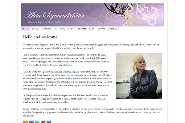 WordPress website example screenshot
