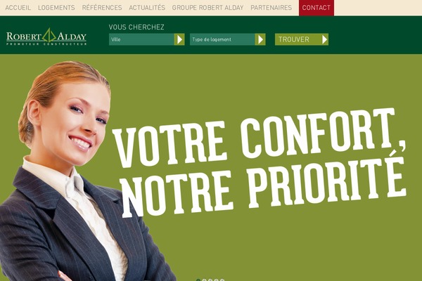 alday-immobilier.com site used Alday