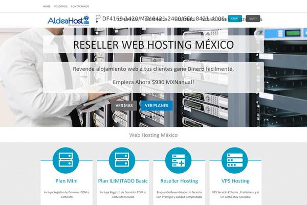 aldeahost.com site used Web-hosting-lite