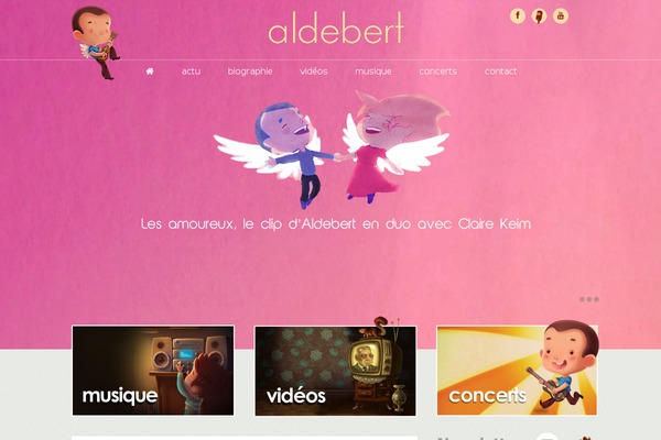 aldebert.com site used Aldebert
