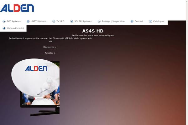 alden.fr site used Pro