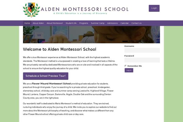 aldenmontessori.com site used Buddyboss Child