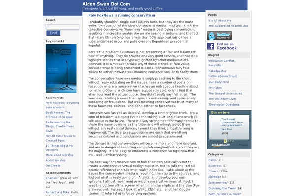 aldenswan.com site used Facebook