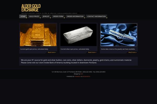 WordPress website example screenshot