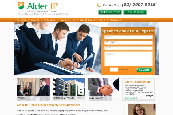alderip.com.au site used Alder_ip