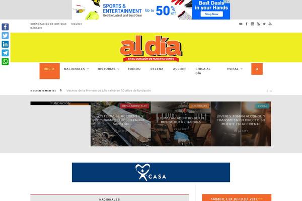 aldia.com.gt site used Colormag-pro