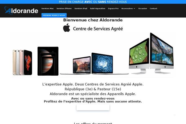 WordPress website example screenshot
