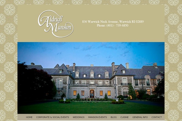 WordPress website example screenshot