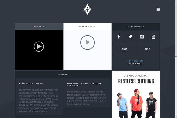 restless WordPress theme, websites list used restless theme restless theme websites examples