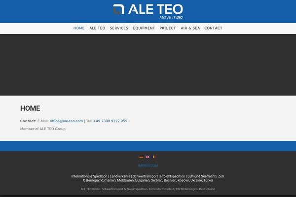 ale-teo.com site used Senses Lite