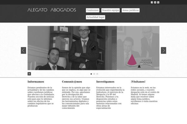 alegato.es site used Business lite