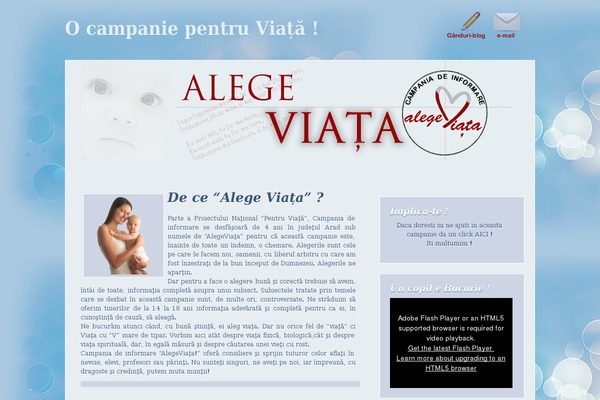 alegeviata.org site used Simplebox