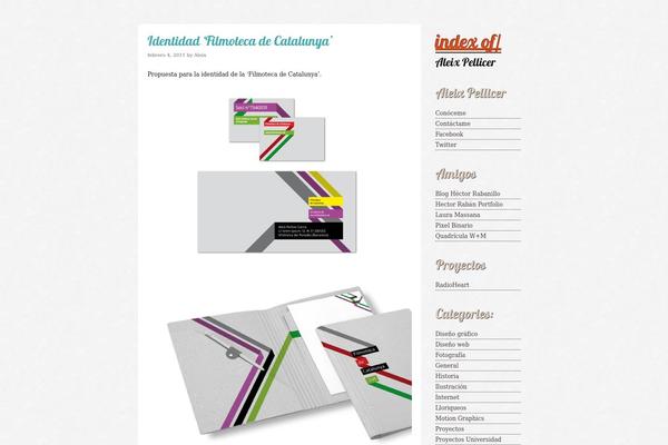 Liquorice theme site design template sample