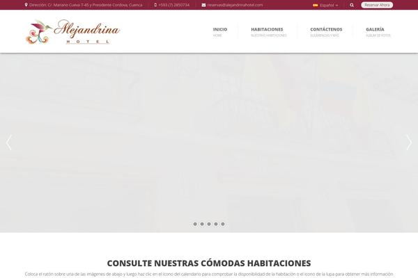 alejandrinahotel.com site used Elohotel