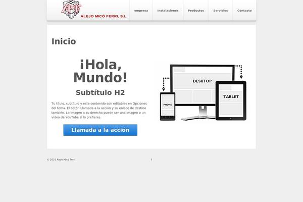 Responsive theme site design template sample
