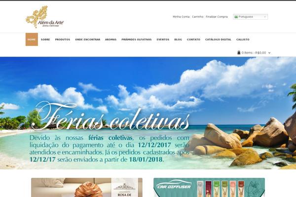 alemdaarte.com.br site used Alemdaarte