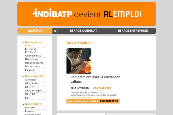WordPress website example screenshot