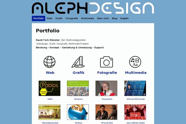 alephdesign.com site used Alephdesign