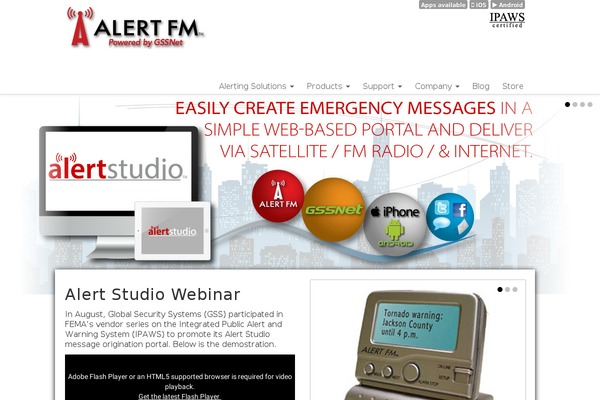 alertfm.com site used Alertfm