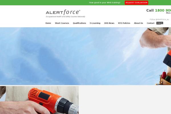 alertforce.com.au site used Alertforce