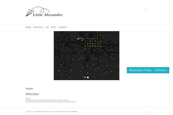 WordPress website example screenshot