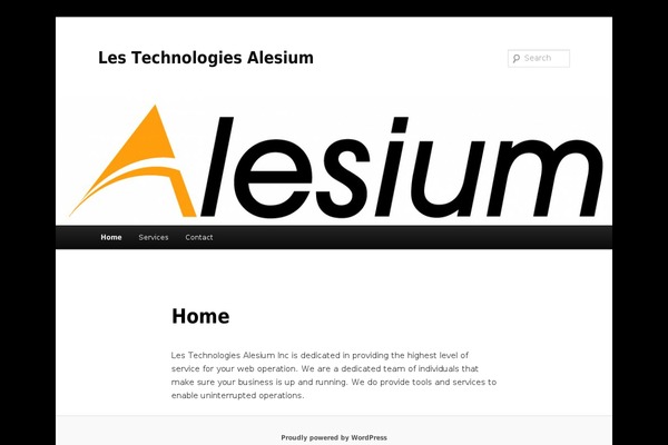 Twenty Eleven theme site design template sample