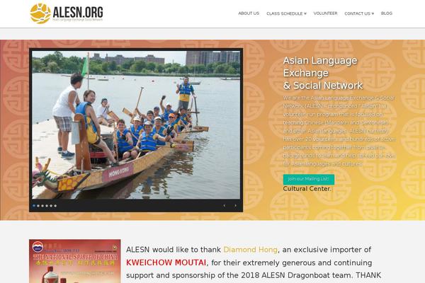 WordPress website example screenshot