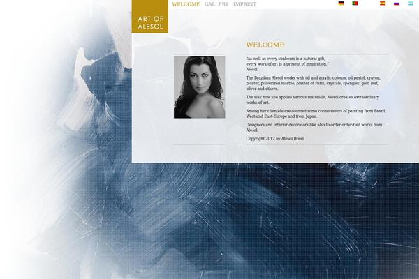 Roots theme site design template sample