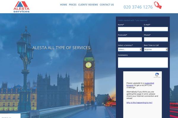 WordPress website example screenshot