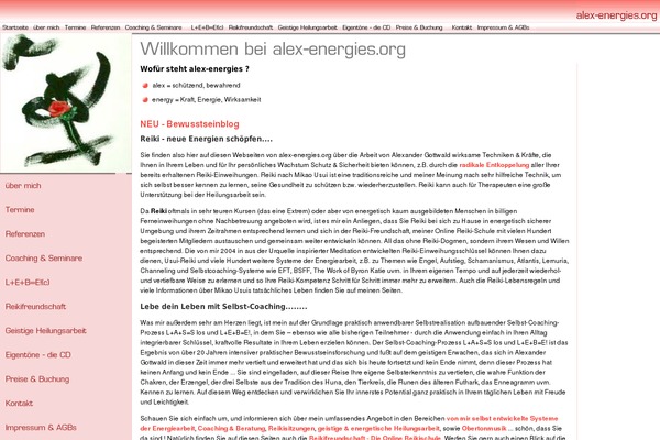 WordPress website example screenshot